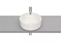 Lavoar Roca Inspira A327523650, montare pe blat, 37 cm, FineCeramic, Bej