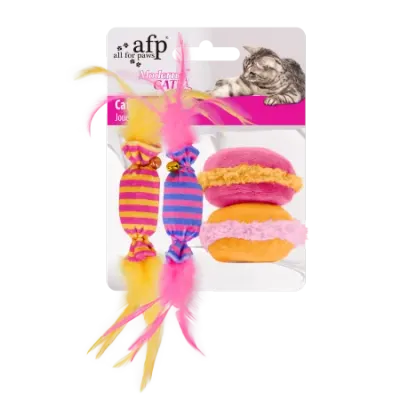 Afp Modern Cat Sweet Dessert Platter Set 4 Jucarii pentru Pisici