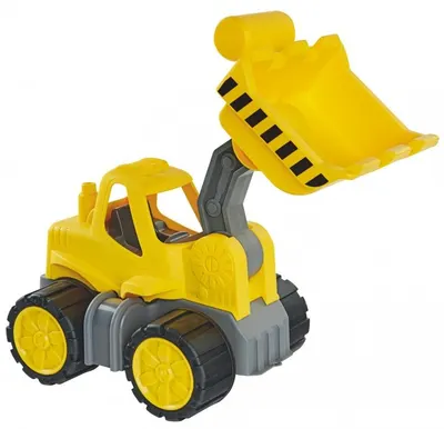 Jucărie pentru copii BIG Power Worker - Classic, încărcător pe roți, galben