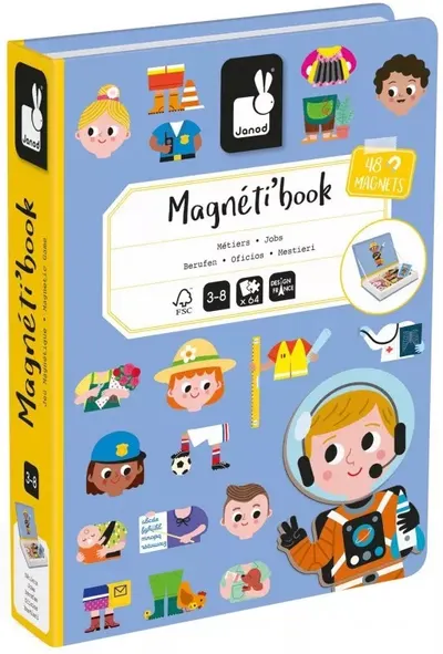 Carte magnetică Janod - Profesii