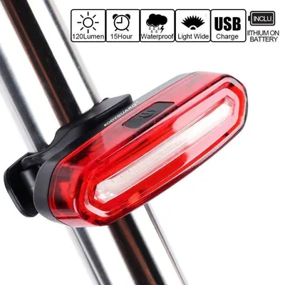 Stop line Carsons, reincarcabil USB, 6 moduri luminare