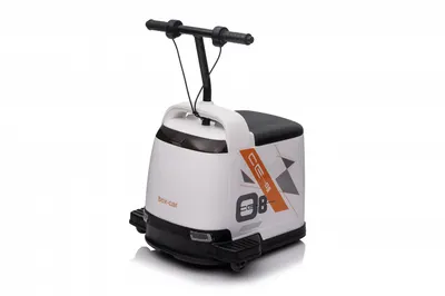 Masinuta electrica pentru copii 5-9 ani, Kinderauto Box-Car 360, 180W, 24V, culoare alba