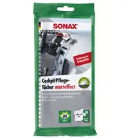 Servetele Auto Umede pentru Suprafetele din Plastic, Efect Mat, 10 Bucati, Sonax