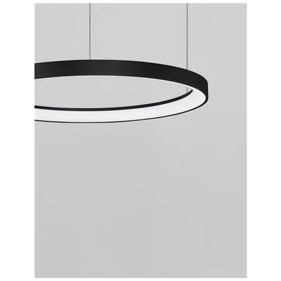 Lampa suspendata PERTINO Dimabil Nisipiu Negru Aluminiu & Acrylic LED 38 Wat 230 Volt 2280Lm 3000K IP20