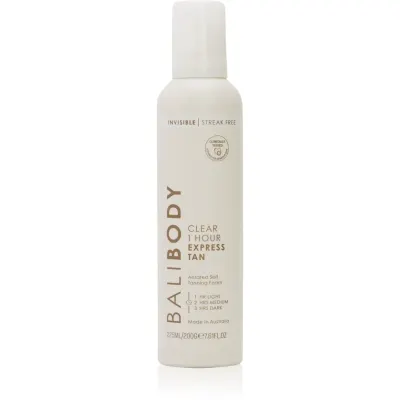 Bali Body Clear Express Tan spumă transparentă autobronzantă 225 ml