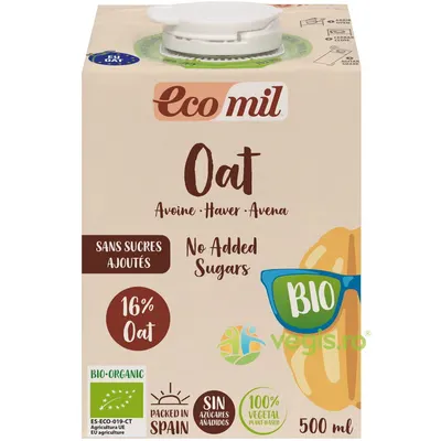 Bautura de Ovaz fara Zahar Adaugat Ecologica/Bio 500ml