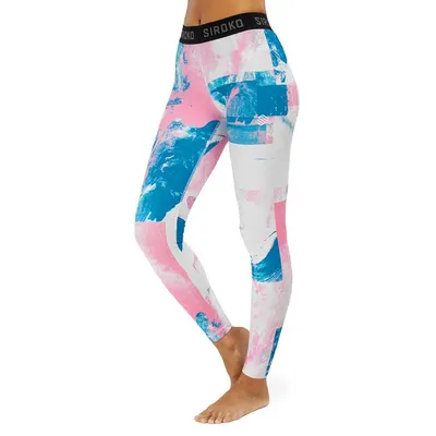 Pantaloni termici pentru femei Sakura Roz Bubblegum