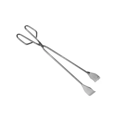 Cleste inox pentru gratar – 30 cm, maner ergonomic