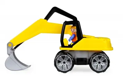 Jucărie pentru copii Lena Truxx -Excavator cu figurină, 36 cm