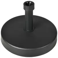 Outsunny Bază Umbrelă de Grădină din Plastic PP, Capacitate Max 18kg, Ø45x33 cm, Negru | Aosom Romania