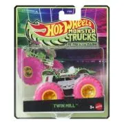 Hot Wheels Monster Truck Glow in the Dark Masinuta Twin Mill Scara 1 la 64