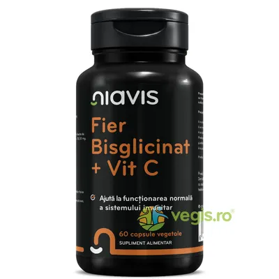 Fier Bisglicinat + Vitamina C 60cps
