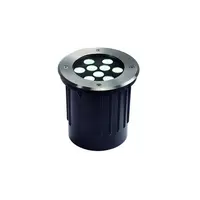 DASAR 9x1W,inox,lumina rece
