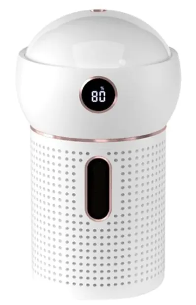 Umidificator incarcare USB 3 in 1 cu proiector cer instelat pulverizare silentioasa 650ml Alb