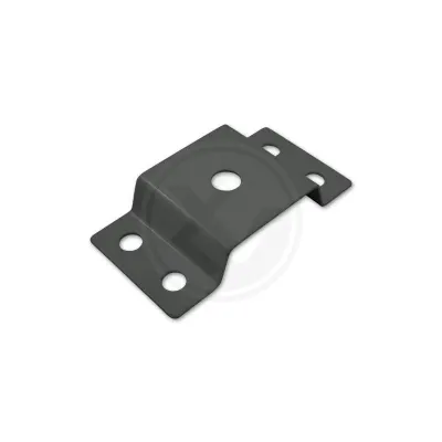 Suport lampa LED exterior, diametru 50-90 mm, 14x6,9x2,5 cm, otel, negru