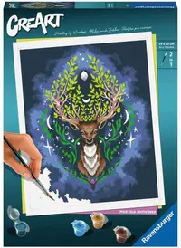 Set de pictură pe numere Ravensburger CreArt - Căprioară mistică