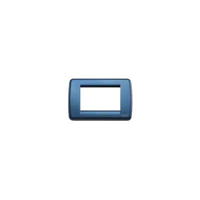Placa ornament 3 module Rondo Vimar(Idea) metal irid.euro blue