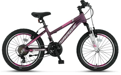 Bicicleta copii UMIT Mirage Girls, culoare mov roz, roata 20 , cadru aluminiu