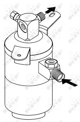 Filtru uscator AC MERCEDES E T-MODEL (S210), E (VF210), E (W210) 2.0-5.4 intre 1995-2003
