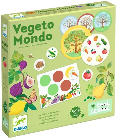 Joc pentru copii Djeco - Lotto, Anotimpuri