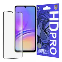 Folie de protectie Ecran Lito HD Pro Clear pentru Samsung Galaxy A05 A055, Sticla Securizata, Full Glue, Neagra