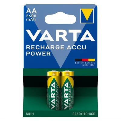 Varta Acumulatori 2600mAh Preincarcati 1.2V Ni-MH AA R6 B2