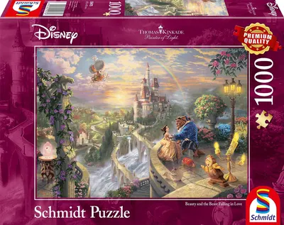 Puzzle Schmidt din 1000 de piese - Frumoasa și Bestia