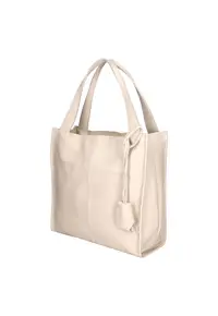 Geanta tote de piele - Bej
