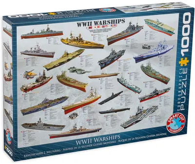 Puzzle Eurographics din 1000 de piese - Nave militare din Al doilea razboi mondial