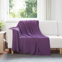 vidaXL Pături de aruncat 24 buc. Violet 200 x 150 cm 10.08 kg Molton
