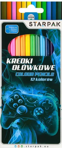 Creioane colorate Starpak Pad - 12 buc