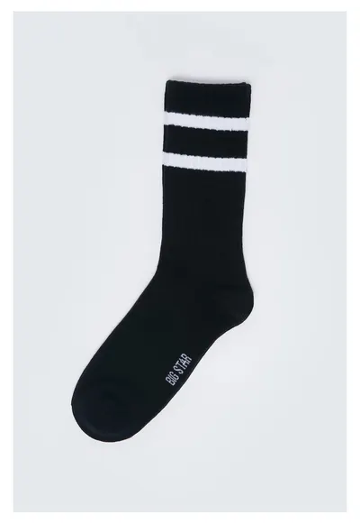 Sosete lungi unisex cu dungi Ribs 906