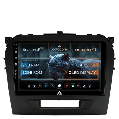 Navigatie Suzuki Vitara (2015+), Android, E-Octacore 2GB RAM + 32GB ROM, 9 Inch - AD-BGE9002+AD-BGRKIT299
