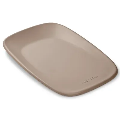 Saltea de infasat, Nattou, Softy, Moale, Utilizabil si fara husa, Design ergonomic, Spuma PU, 70x50x10 cm, Fara BPA, 0 luni+, Taupe