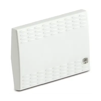 Tasta intrerupator, simpla, 3 module, cu iluminat, alba