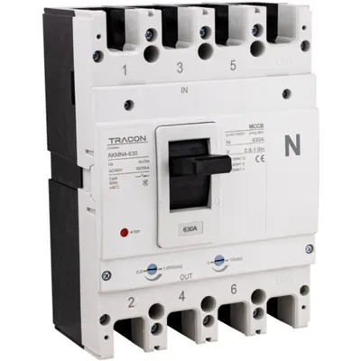 intreruptor compact 4P,630A,Ir=(0,8-1,0)In,400/415V, 50/60Hz, Icu=50kA, Ics=35kA