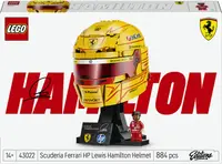 Constructor LEGO Formula 1 - Casca lui Lewis Hamilton de la echipa Scuderia Ferrari HP (43022)