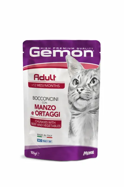 Gemon Chunkies Cat - Hrana umeda completa - Vita - 100g