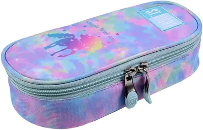 Penar oval pentru școală St. Right Magic Unicorn - Rainbow, с Cu 1 fermoar