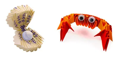 Set creativ - Creagami - Animale marine, 4 modele
