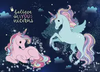Pad de birou Derform - Unicorn, laminat