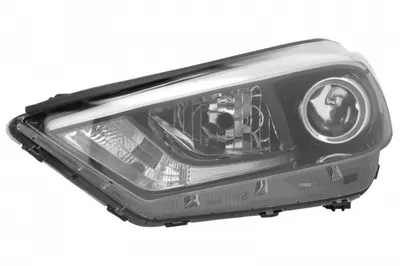 Far fata Stanga (3 H7 LED PY21W, electric, cu motor) potrivit HYUNDAI TUCSON 05.15