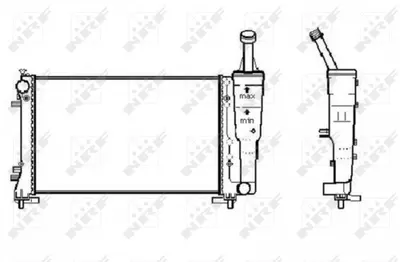 Radiator motor (Manual) potrivit FIAT IDEA; LANCIA MUSA, YPSILON 1.4 1.4LPG