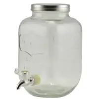 Distribuitor din Sticla pentru Bauturi, cu Robinet, 4 l, Perfect Home