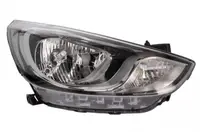 Far fata Dreapta (H4 PY21W W5W, electric, fara motoras, culoare insert: negru) potrivit HYUNDAI ACCENT IV