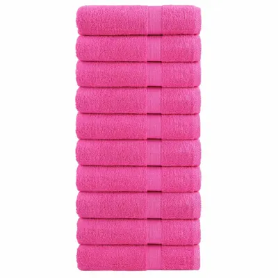 Gossi prosoape de dus premium solund 10 buc. roz 70x140 cm 600 gsm