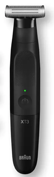 Trimmer pentru barbă Braun - XT3100, 4 atașamente, negru