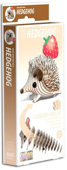 Eugy - Hedgehog 3D Figura de asamblare 3D
