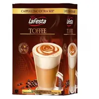 Cappuccino EXTRA SIZE, cu Toffee, La Festa, 8 bucati, 176g Engros