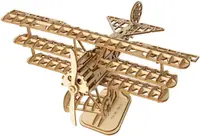 Puzzle 3D din lemn Robo Time din 145 de piese - Avion
